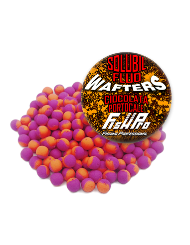 Wafters Solubil Fish Pro Fluo, Ciocolata Portocale, 8mm, 35g