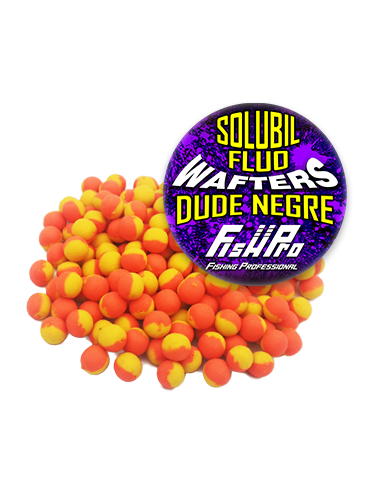 Wafters Solubil Fish Pro Fluo, Mulberry Dude Negre, 8mm, 35g