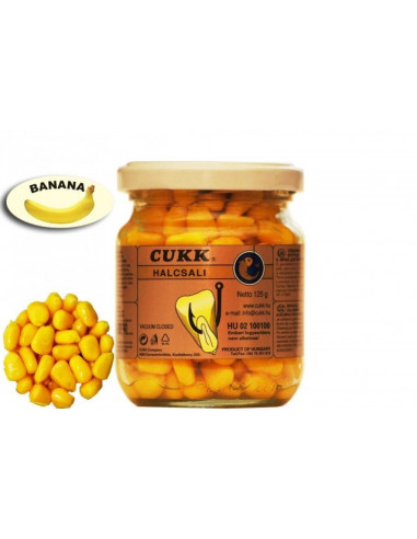 Porumb Cukk Fara Zeama, Banana, Galben, 125g