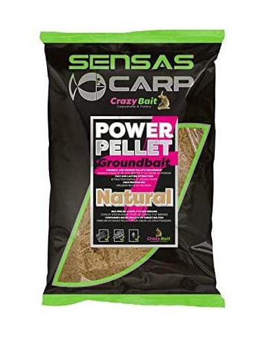 Pelete Sensas UK Power Plus, Natural, 2kg