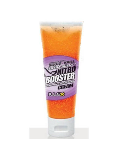 Atractant Crema Sensas Illex Nitro Booster, Squid/krill Orange, 75ml