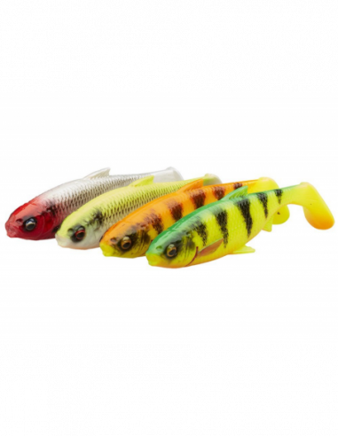 Shad Savage Gear 3D River Roach, Dark Water Mix, 8cm, 5g, 4buc/plic