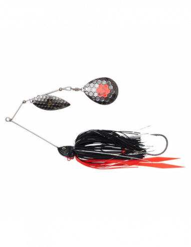 Spinnerbait Savage Gear Da' Bush Sinking, Red n Black, 14cm, 21g