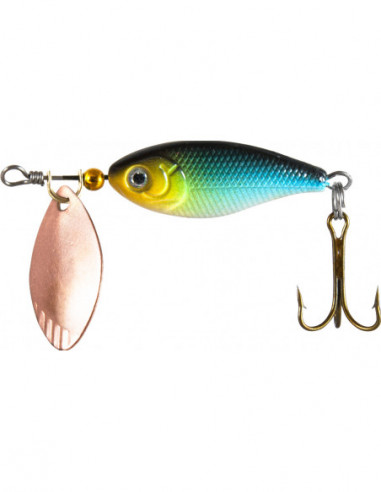 Lingurita Rotativa EnergoTeam Wizard Chub Spinner, Albastru, 4cm, 8g