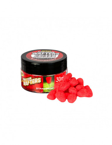 Pop Up Critic Echilibrat Benzar Mix Pro Corn Wafters Mini, Capsuni, 6mm, 30ml/borcan