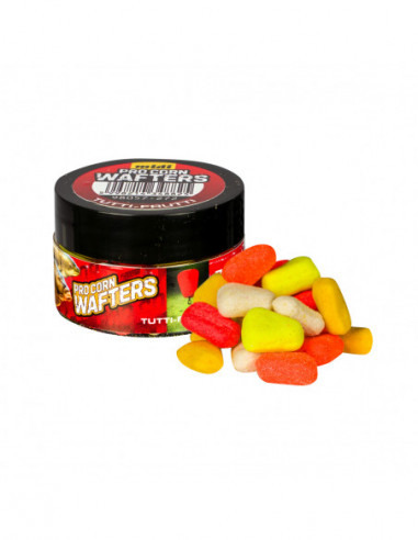 Pop Up Benzar Mix Pro Corn Midi Wafters, Tutti-Frutti, 10mm, 30ml/borcan