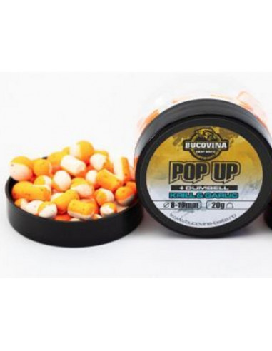 Pop-Up Bucovina Baits, Krill and Garlic, 8-11mm, 20g