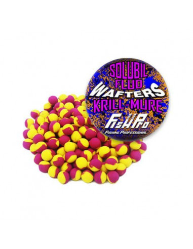 Wafters Fish Pro Solubil Fluo, Krill Mure, 8mm, 40g