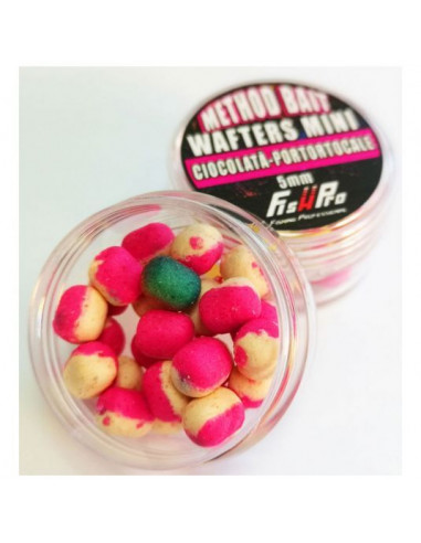 Wafters Fish Pro Method Bait Mini, Ciocolata-Portocale, 5mm, 10ml