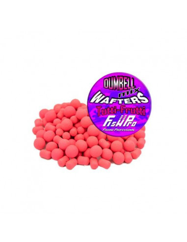 Wafters Fish Pro Dumbells, Tutti-Frutti, 6-10mm, 40g