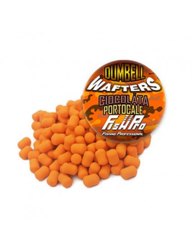 Wafters Fish Pro Dumbells, Ciocolata Portocale, 6-10mm, 40g