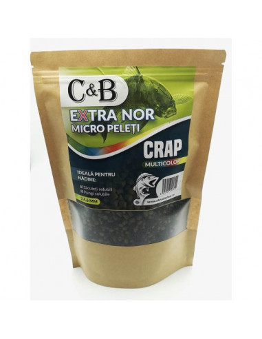 Pelete C&B Extra Nor Micro, Multicolor, 2-4-6mm, 1kg