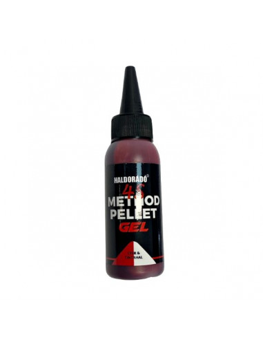 Atractant Haldorado 4S Method Pellet Gel, Capsuni & Squid, 60ml