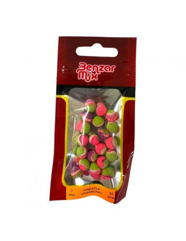 Pop-Up Benzar Mix Instant Method, Pineaple Cranberry, 7mm, 20buc/plic