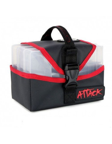 Geanta Formax Attack + 3 Cutii Accesorii, 19x11.5x13.5cm