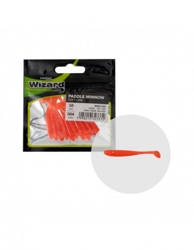 Shad Wizard Paddle Minnow, Culoare 004, 10buc/plic