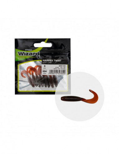 Shad Twister Wizard Harpex, Culoare 004, 4cm, 8buc/plic