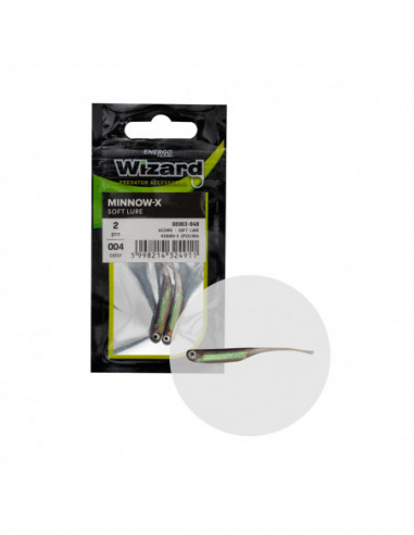 Shad Wizard Minnow-X, Culoare 004, 5cm, 2buc/plic