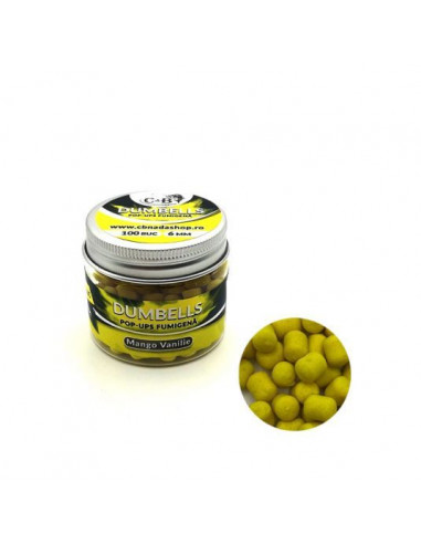 Dumbells C&B Pop-Ups Fumigena, Mango-Vanilie, 6mm, 100buc