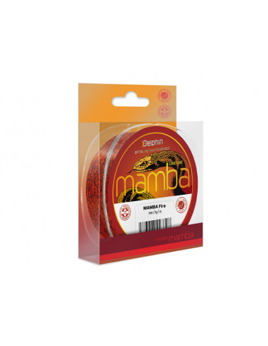 Fir Monofilament Delphin Mamba Feeder, Fire, 300m