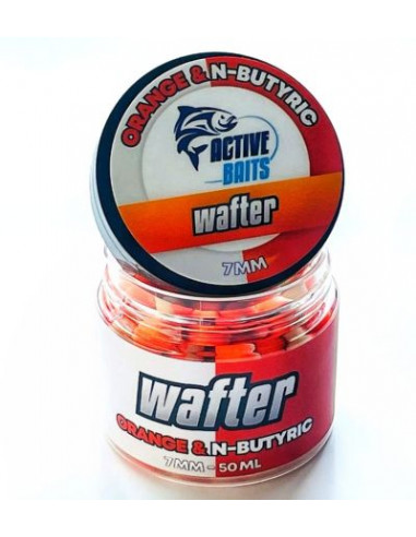 Wafter Active Baits, Orange & N-Butyric, 7mm, 50ml