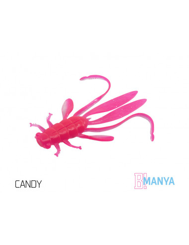 Naluca Nimfa Delphin Manya UVs, Candy, 10.5cm, 5buc/plic