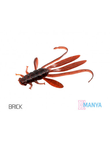 Naluca Nimfa Delphin Manya UVs, Brick, 10.5cm, 5buc/plic