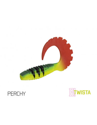 Naluca Soft Delphin Twista UVs, Perchy, 10cm, 5buc/plic