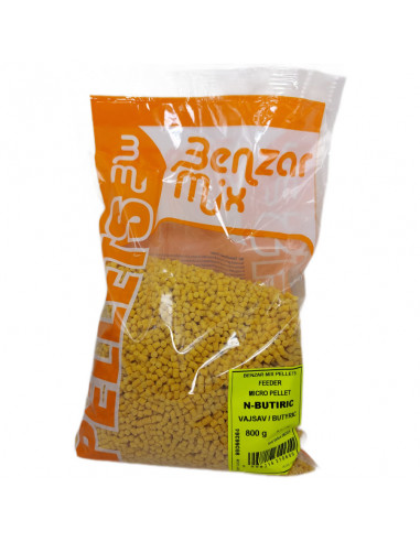 Micropelete Benzar Mix Feeder, N-Butiric, 3.5mm, 800g