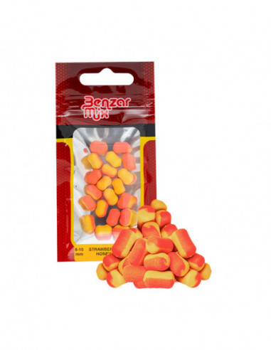 Benzar Mix Instant Mini DumPop-Up Benzar Mix Instant Mini Dumbell Bicolor, Ciocolata Portocala, 8x10mm, 20buc/plic