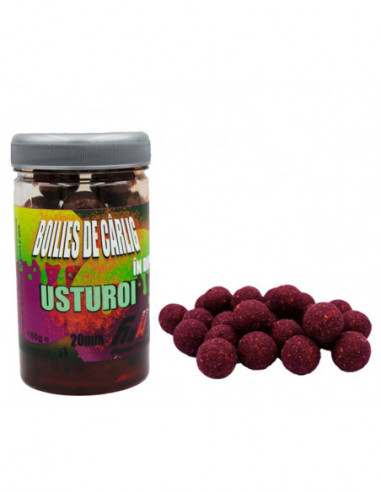 Boilies De Carlig In Dip Fish Pro, Usturoi, 20mm, 150g