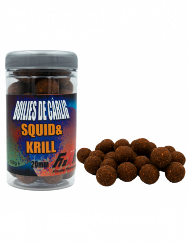 Boilies De Carlig Fish Pro, Squid & Krill, 20mm, 150g