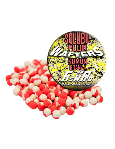 Wafters Fish Pro Solubil Fluo, Somon-Branza, 8mm, 40g