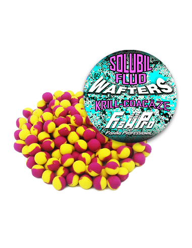 Wafters Fish Pro Solubil Fluo, Krill-Coacaze, 8mm, 40g