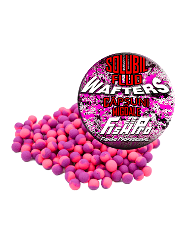 Wafters Fish Pro Solubil Fluo, Capsuni-Migdale, 8mm, 40g