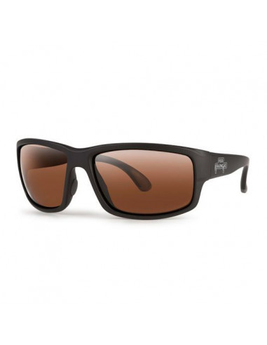 Ochelari polarizati Fox Rage Floating Wrap Dark Grey Sunglasses Brown Lenses with Mirror Finish