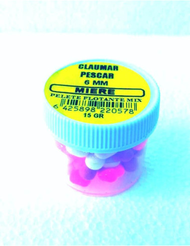 Pelete Flotante Pentru Carlig Claumar, Miere, 6mm, 15g