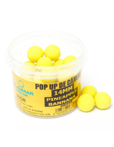 Pop-up Claumar, Pineapple & Banana, Yellow, 14mm, 35g