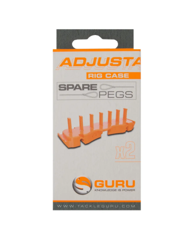 Guru Adjustable Rig Case Spare Pegs, 2buc/set