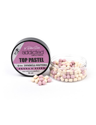 Wafters Addicted Carp Baits Top Pastel, Pruna & Piper, 6mm, 50ml