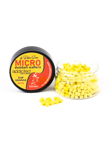 Wafters Micro Addicted Carp Baits, Ananas, 3.8mm, 30ml