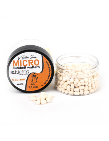 Wafters Micro Addicted Carp Baits, N-Butyric, 3.8mm, 30ml