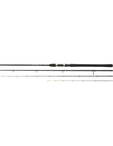 Lanseta feeder Daiwa Black Widow Feeder, 3.30m, 100g, 3+2buc