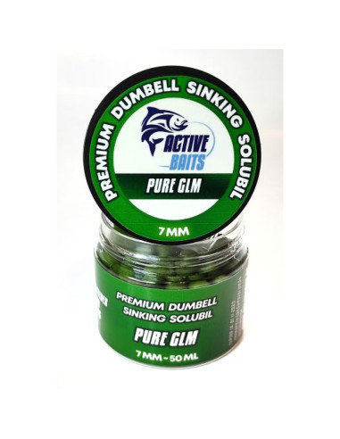 Dumbell Premium Active Baits Sinking Solubil, Pure GLM, 7mm, 50ml