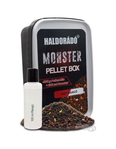 Pelete Haldorado Monster Pellet Box, Hot Mango, 400g