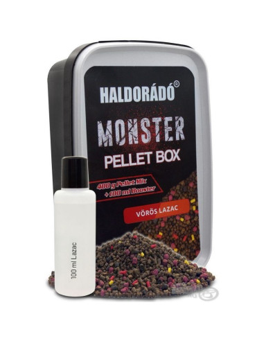 Pelete Haldorado Monster Pellet Box, Somon Rosu, 400g