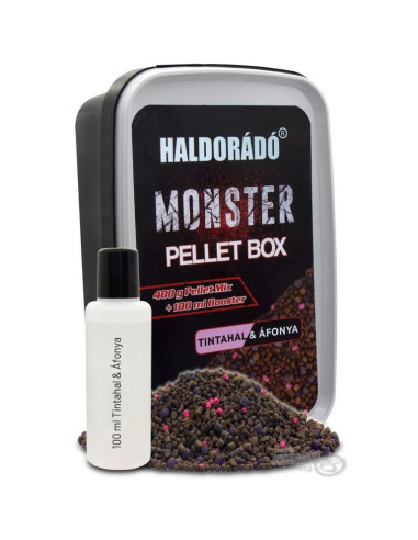 Pelete Haldorado Monster Pellet Box, Squid & Afine, 400g