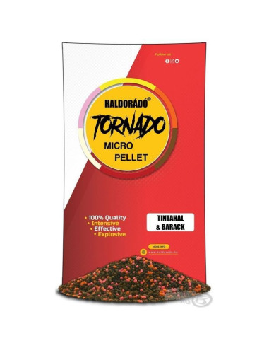 Pelete Haldorado Tornado Micro Pellet, Squid & Caise, 400g