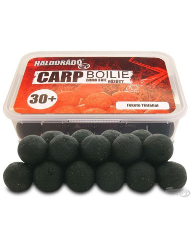 Boilies Haldorado Carp Boilie Long Life 30+, Black Squid, 30mm, 400g