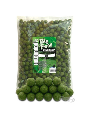 Boilies Haldorado Big Feed C21 Carp Boilie, Kiwi, 21mm, 2.5kg